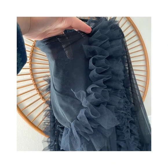 Yitty Fabletics Sheer Ruffle Dressing Gown/ Robe Sz XS - Picture 6 of 7